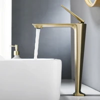 light luxury basin faucet brushed gold bathroom faucet hot and cold rose gold sink faucet countertop toilet black mixer faucet