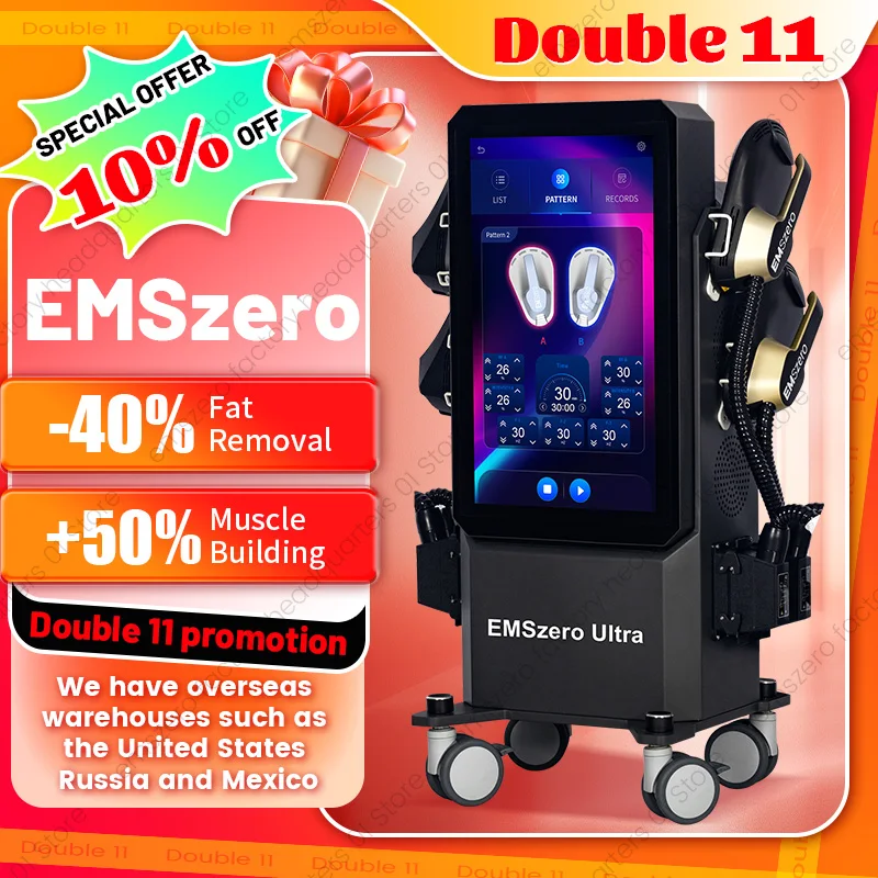 EMSzero RF машина для моделирования тела профессиональное EMShape Contouring 6500 Вт Hiemt EMS