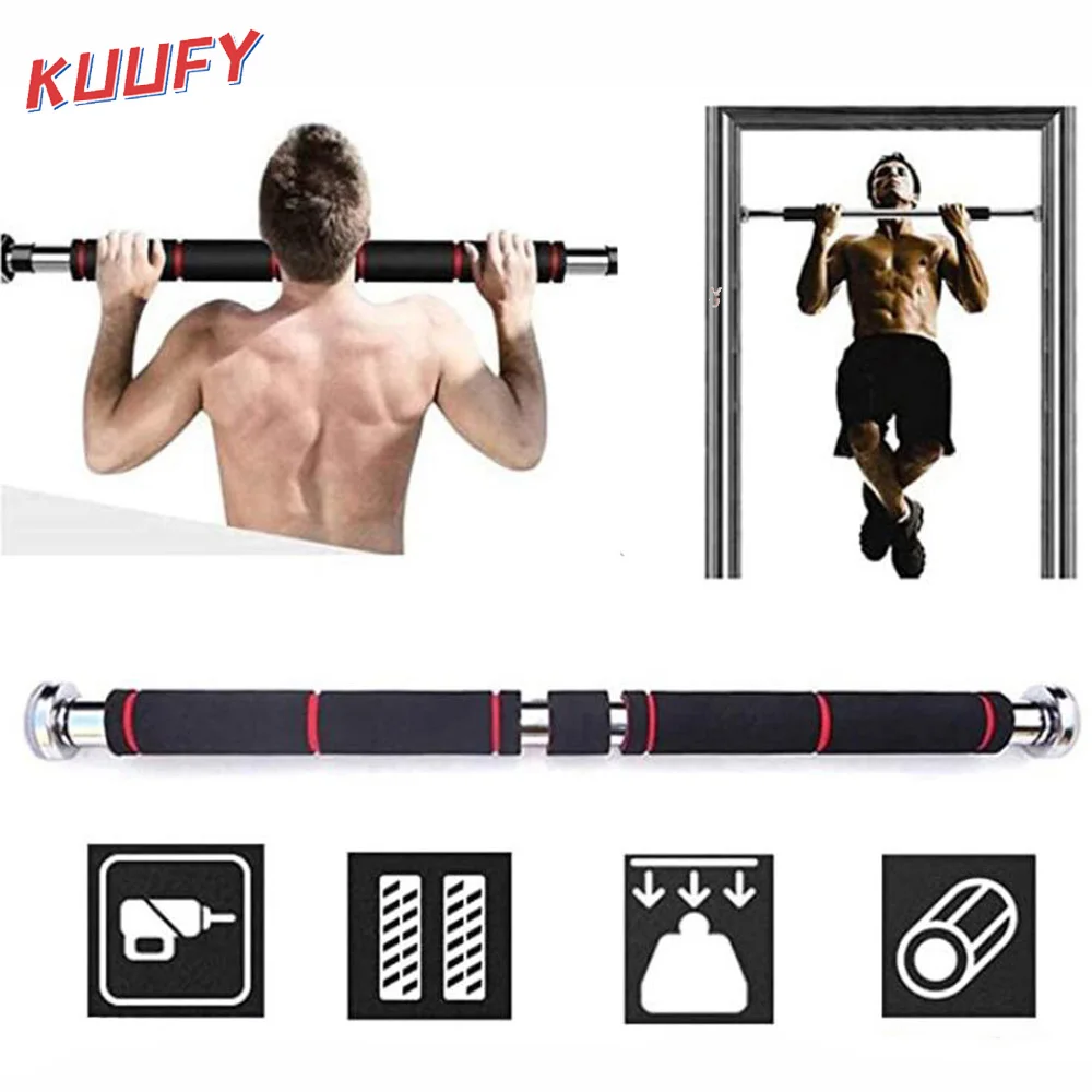 

150-200 кг регулируемая дверь домашний тренировочный бар тренировка подбородок вверх выдвижной Бар Крытый горизонтальный бар