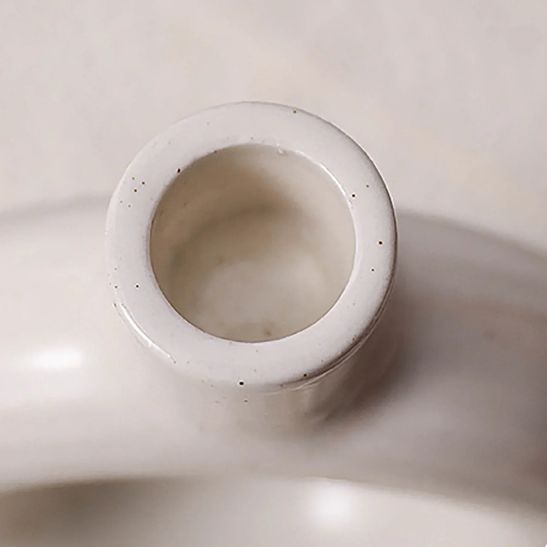 Креативные керамические подсвечники строительные серые полированные