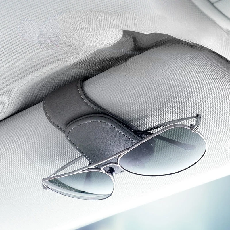 

Atsafepro Sunglasses Holders for Car Sun Visor Eyeglass Hanger for Car Ticket Card Clip Eyeglasses Mount Car Visor Accessories