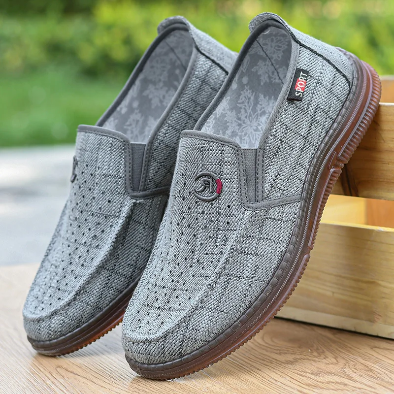 Мужская тканевая повседневная спортивная обувь осенняя новая модная легкая