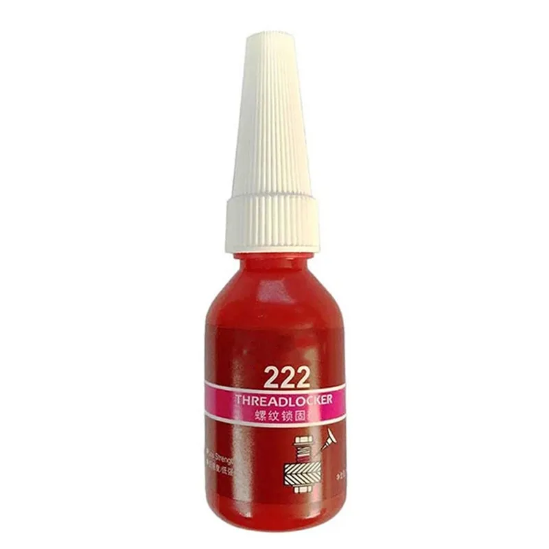 

10ml Low Viscosity Low Strength Thread Locker Purple Locker Anaerobic Glue 222 Viscosity Purple Thread Locking