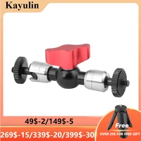 kayulin 111 5mm articulating magic arm with double end ball head 14 20 screw adapter for photo studio accessories