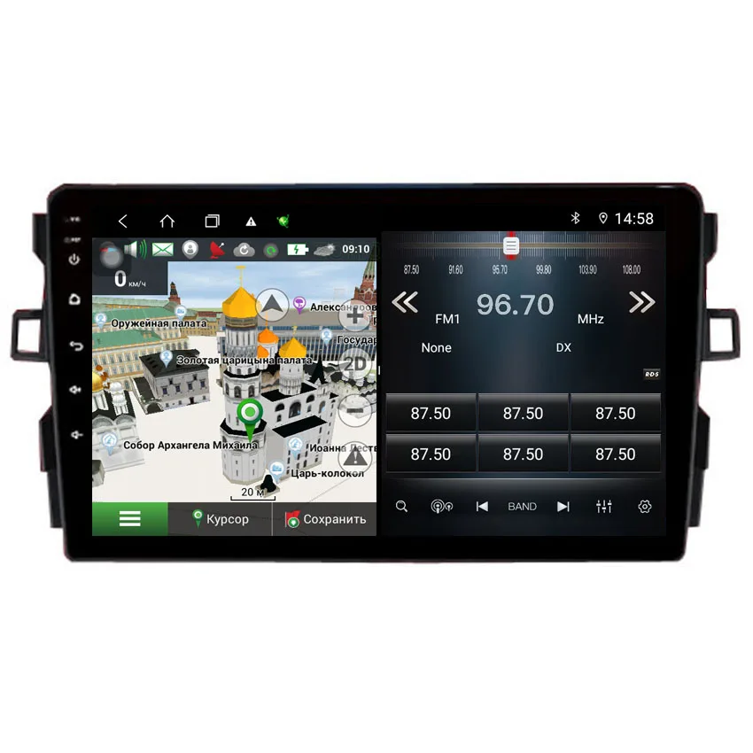 Автомобильный мультимедийный видеоплеер DSP 8Core Carplay для Toyota Auris E150 Android DVD