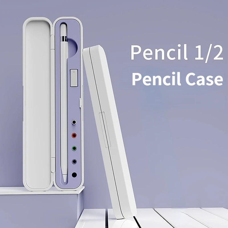 

Stylus Pencil Cases for Apple Pencil 1/2 Universal Protective Silicone Mat Apple Pencil Pencil Tip Organizer Fall-resistant Case