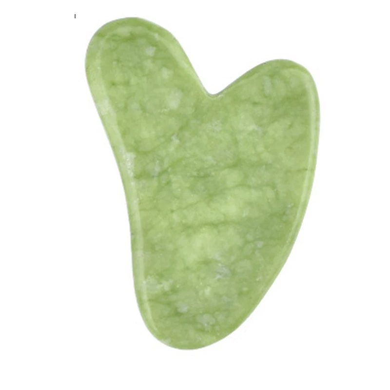 

TCMHEALTH Gua Sha Facial Scraping Jade Stone Body Massage Tool SPA Therapy Massage For Neck Back Relieve Fine Lines and Wrinkles