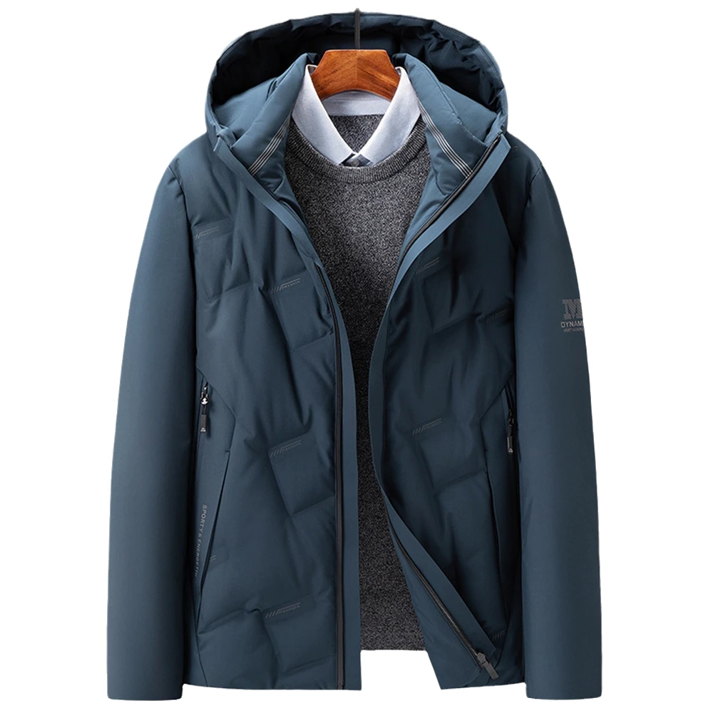 COODRONY Brand Hooded Parka 90% White Duck Down Jacket Men Clothing Top Thick Warm Winter Zipper Coat Windbreaker Overcoat Z8185