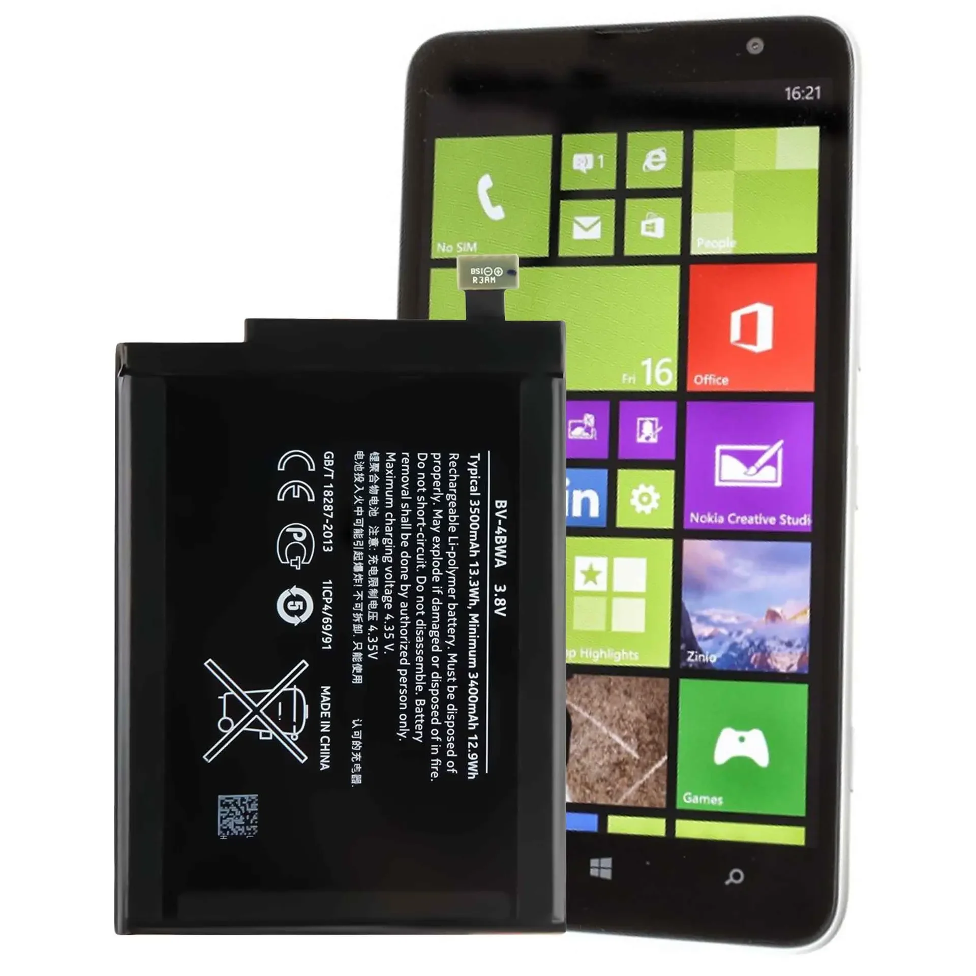 100% оригинальный сменный аккумулятор высокого качества для Nokia Lumia 1320 RM-994 RM-995 RM-996