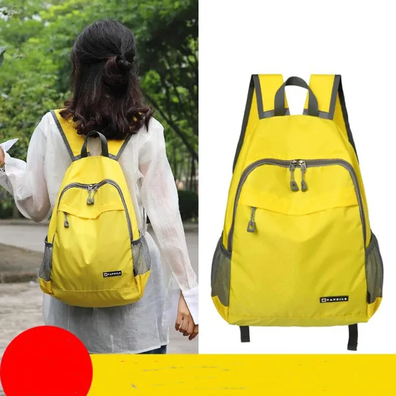 Enlarge JY Children's backpack girl travel light Nylon backpack tide mountaineering outdoor students sports  backpack  2sizes P