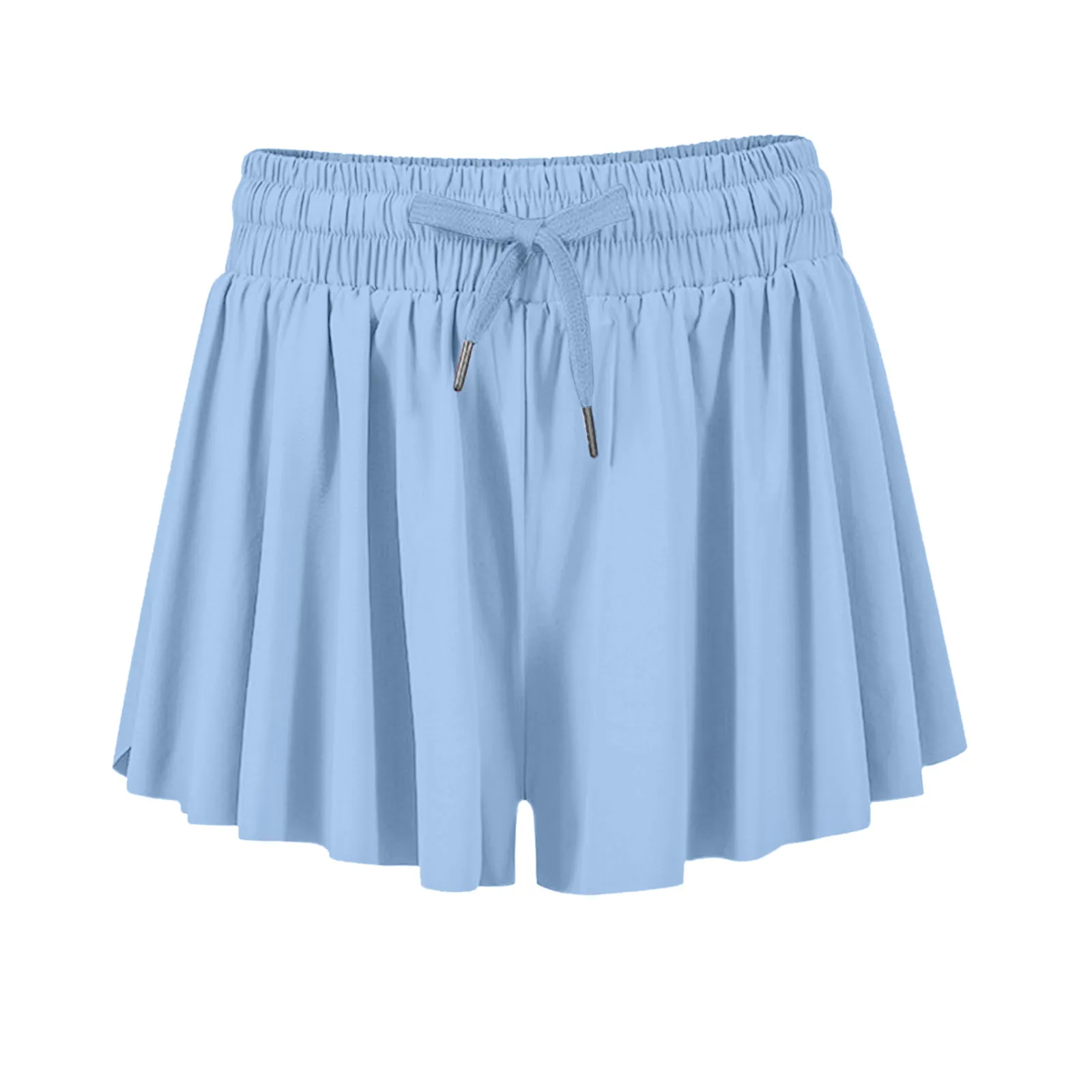 

Long Bed Skirt Workout Fast Tennis Fitness Running Yoga False Athletic Women's Biker Sports Light High Waist Skirt with Pockets