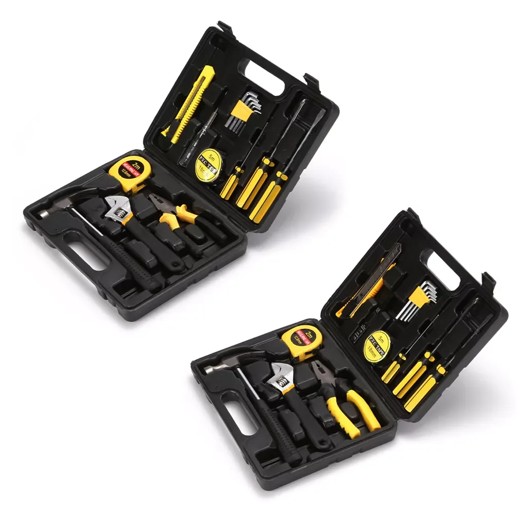 

16pc Hand Tools Woodworking tools Multi tool with Tool Box Socket Metal Automobile Repairing Plier with Storage Case