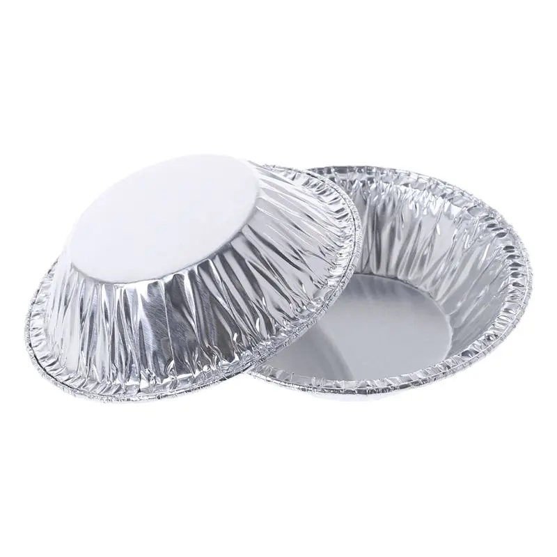 250 шт. одноразовая алюминиевая фольга для выпечки яиц пирога кекса формы тарелки