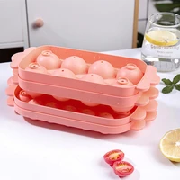 826 grid ice ball mold diy silicone ice molds ice tray home bar party with cover ice cream moulds cocktail kitchen gadget tools
