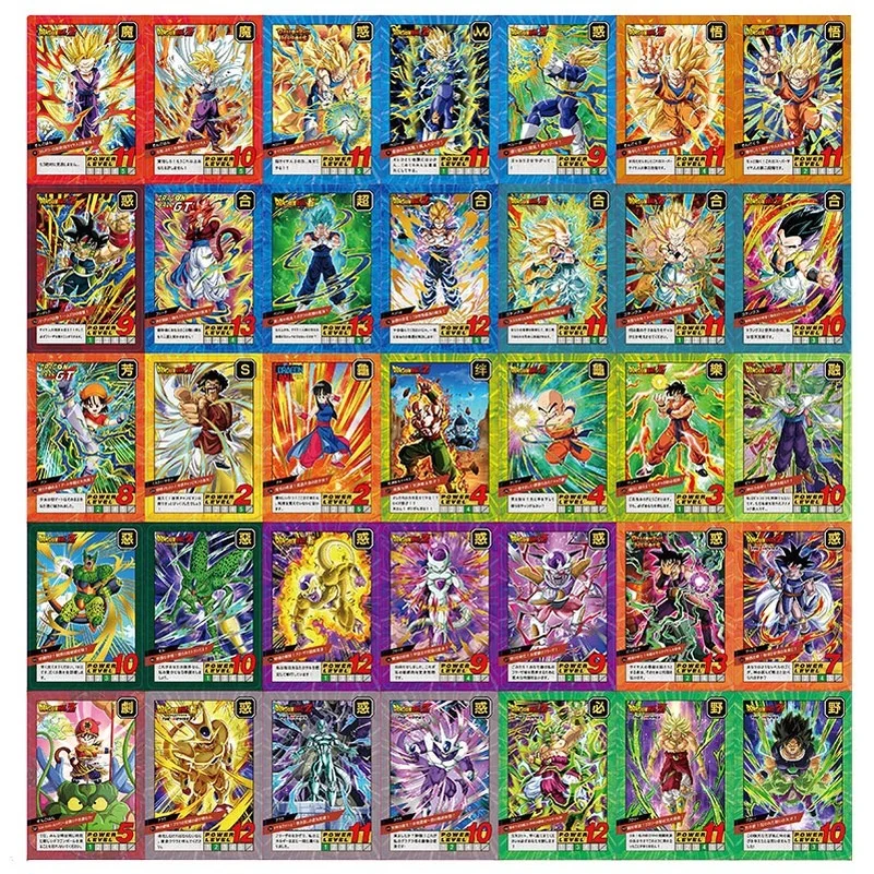 Новые открытки из игры аниме Драконий жемчуг цветная кукла с трещинами фигурка