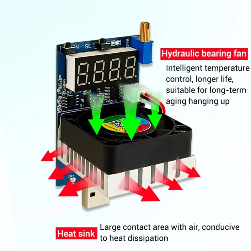

Электронный USB-тестер нагрузки, Φ 35W, измеритель напряжения и тока, Φ M4YD