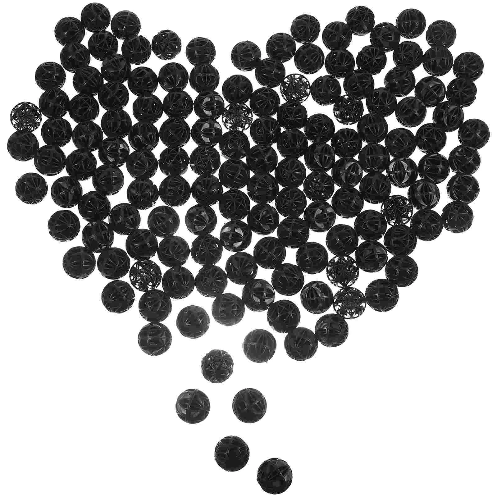 200 шт. 26 мм фильтр для аквариума биошарики очистки фильтрации (26 черные)