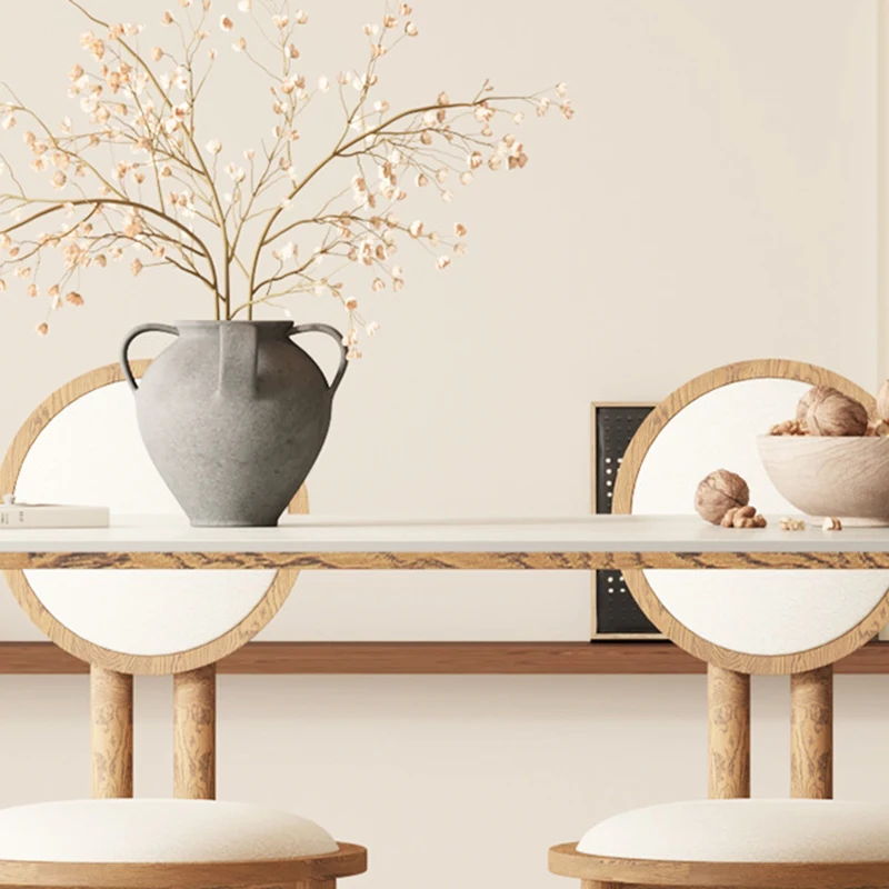 Итальянский минимализм обеденный стол из массива дерева дизайнерский в стиле