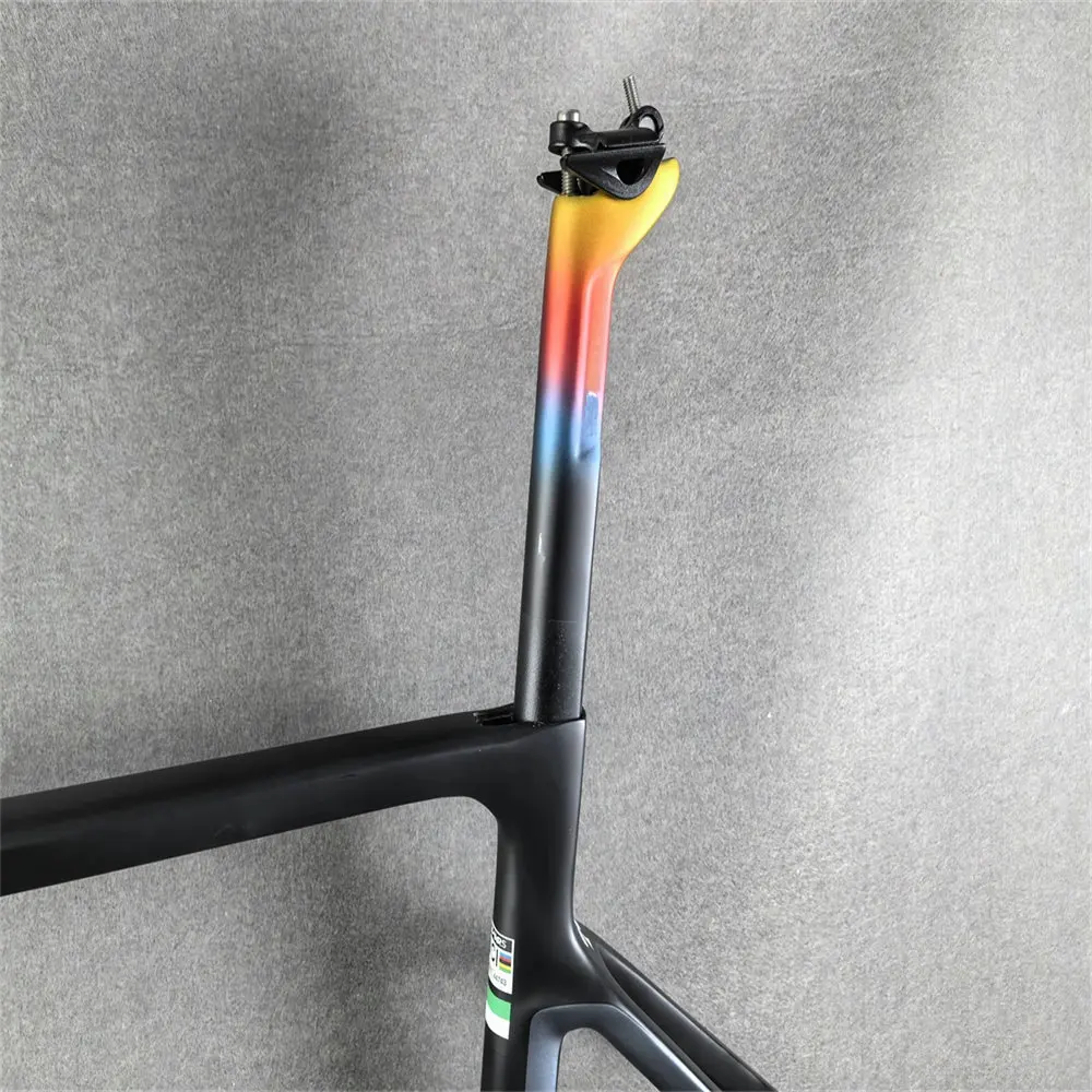 Новая карбоновая рама велосипеда V4RS T1100 шоссейного дисковый тормоз с рулем 20