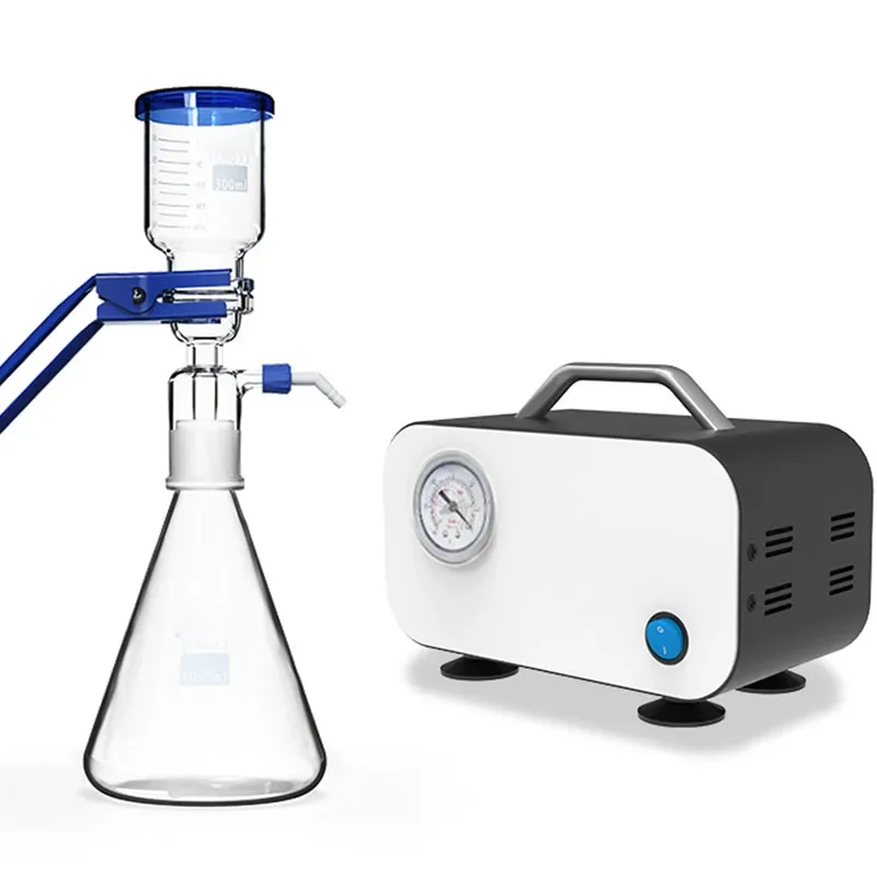 Безмасляный мембранный вакуумный насос воздушный регулируемый положительный