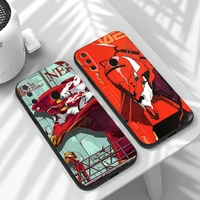 evangelion anime phone case for huawei honor 8x 9x 9 lite 10 10x lite 10i 9a funda liquid silicon original back silicone cover