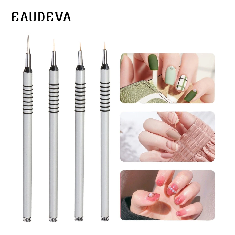 

7/9/11/15mm 1Pc Nail Art Brush Acrylic Nail Liner Brushes French Lines Nails Stripe Flower Painting Drawing Pen Manicure Tool