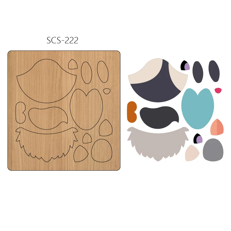 SCS222 кошка автомобильный телефон инструмент деревянный режущий нож штамп