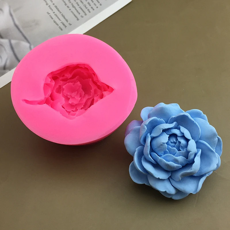 Силиконовая форма для цветов жасмина для DIY, ароматические восковые формы для свечей для гипсового мыла, формы для помадки, шоколадного торта
