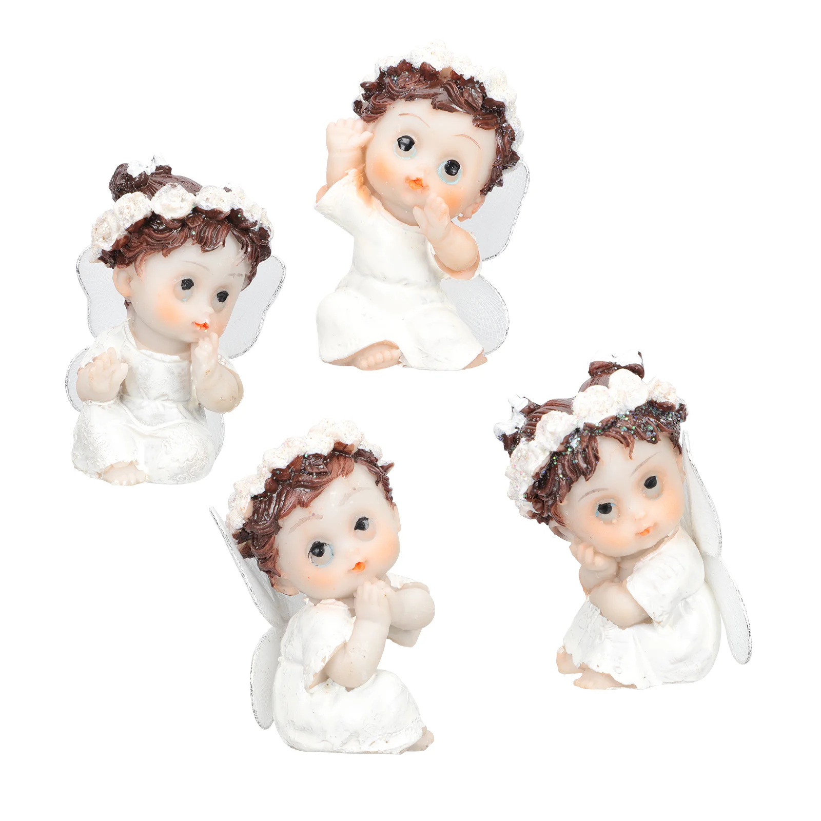 

Angel Figurine Statue Baby Figurines Miniature Cherub Resin Wedding Ornament Girl Decor Decoration Garden Sculpture Statues