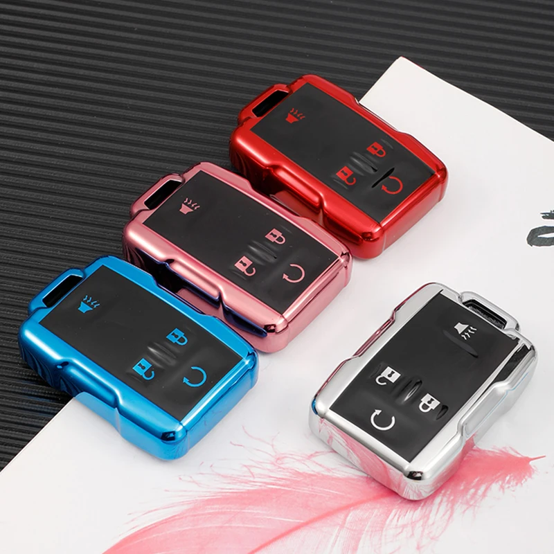 

Чехол-брелок для автомобильных ключей, из ТПУ, 4 кнопки