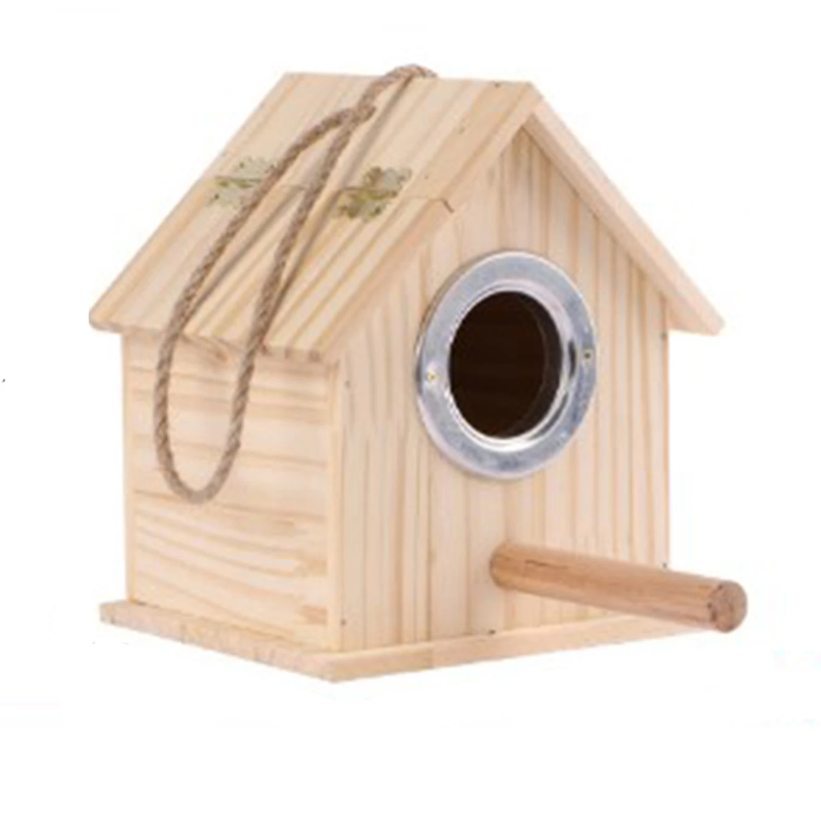 

Wooden Bird Breeding Nest Box For Bird Parakeet Budgie Cockatiel Nesting House