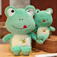 35 110cmnew kawaii frog plush doll toy cute soft cosy stuffed animal room decor baby sleep plush toy birthday christmas for kids