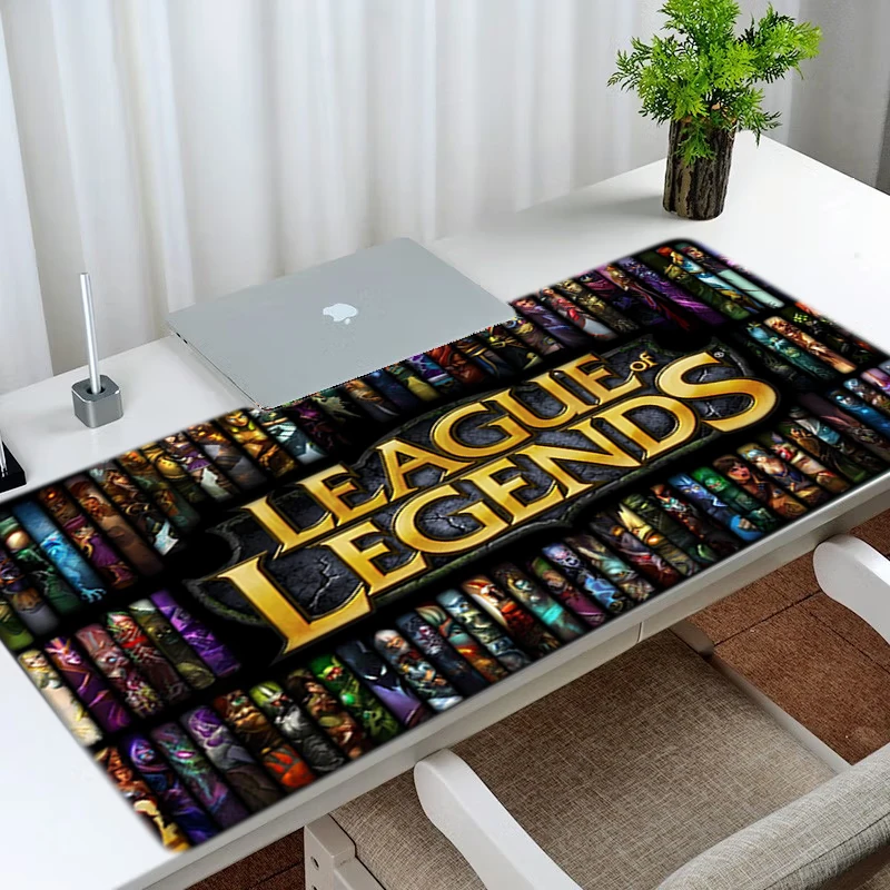 LOL Mause Pad Mouse Carpet Padding League of Legends Mats Xxl Pc Gamer Complete Mat Largo Stitch 900x400 Kawaii Accessories Hot