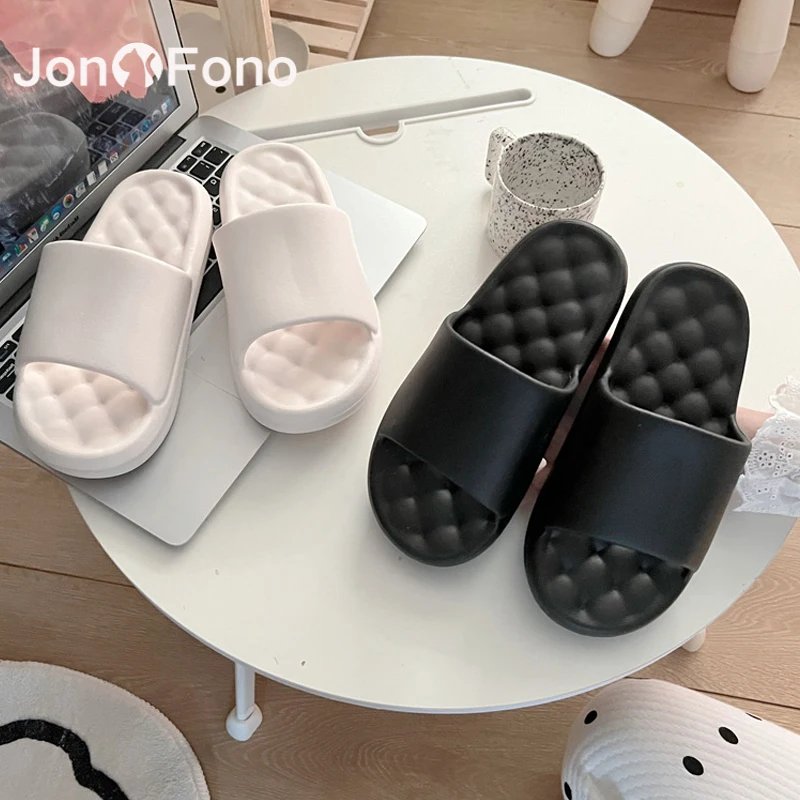 

Новые поступления женских разноцветных шлепанцев JonoFono Eva, мягкая Уличная обувь для дома и улицы для женщин, модная обувь для пар, размер 36-41