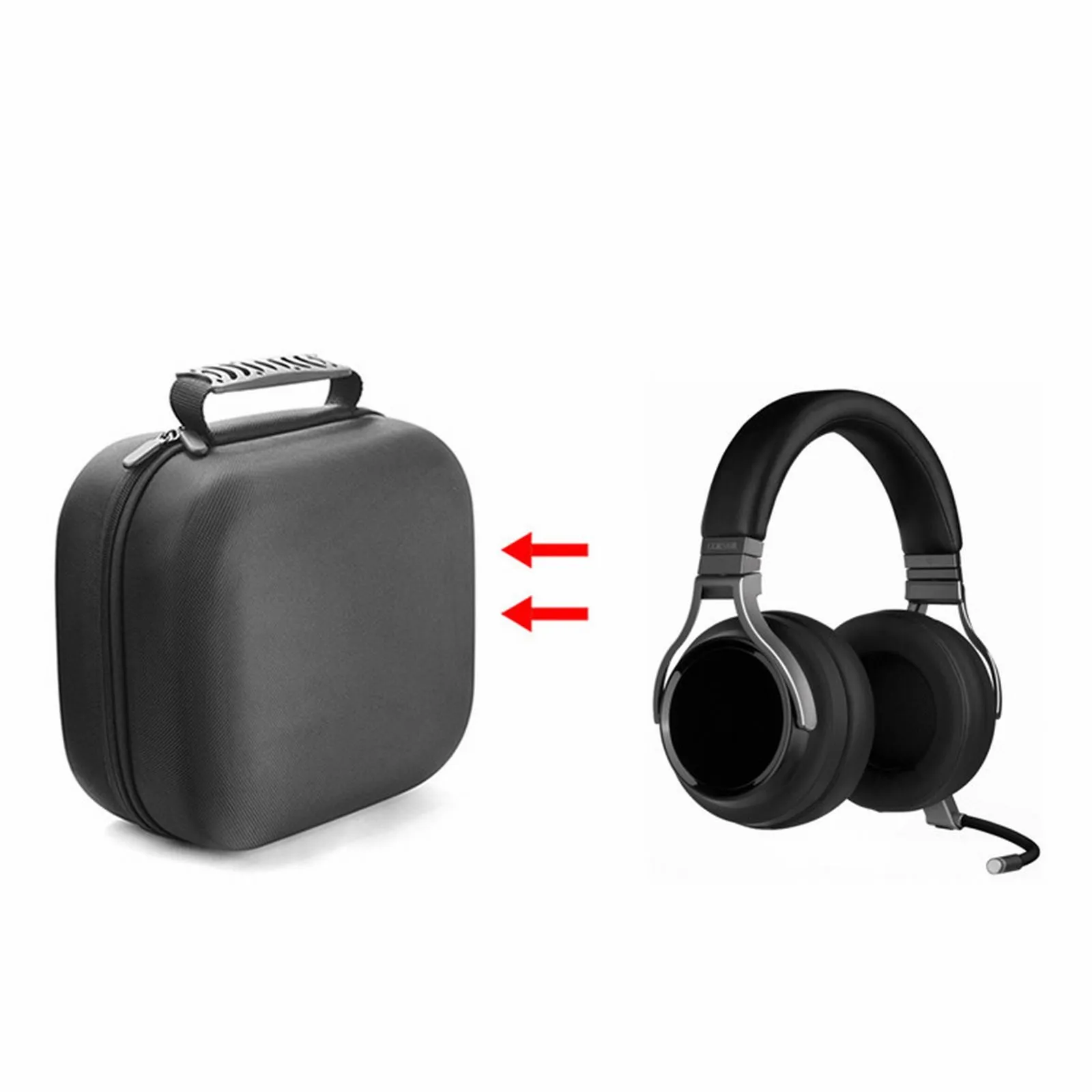 

Suitable For CorsairConnoisseur Gaming Headset Protection Bag Organizer compatible with Ipad Headphone Adapter