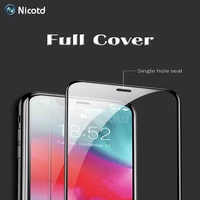 the newthe new2pcs full tempered glass for iphone 13 pro xs max xr 11 3d full cover for iphone 12 pro max xr xs screen protector