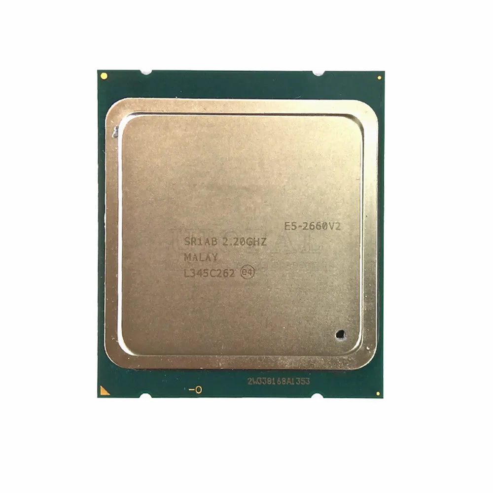 Процессор компьютерный E5 2660 V2 для Intel Xeno, 2,20 ГГц, 10 ядер, 20 потоков, 95 Вт, LGA2011, E5 2660V2