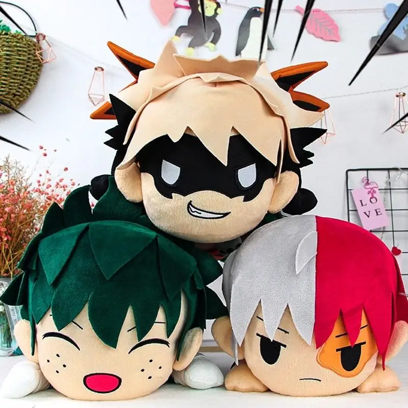 

My Hero Academia Throw Pillow Boku No Hero Academia Midoriya Izuku Katsuki Bakugo Todoroki Shoto Bakugou Katsuki Doll Plush Toy