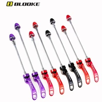 blooke bicycle quick release skewers qr lever fast closing draw bike front axle rear wheel clamp hub aluminum alloy shaft mount