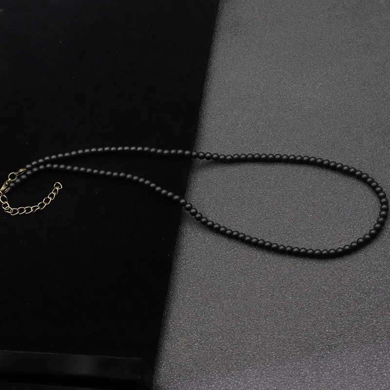 Уникальное ожерелье-чокер 18 дюймов мужское минималистичное ожерелье 4 мм ошейник
