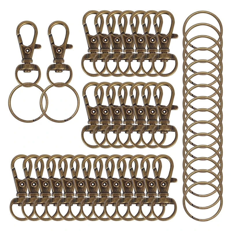

Lobster Clasps Hooks for Necklace Jump Rings Clasps Connectors Jewelry Supplies