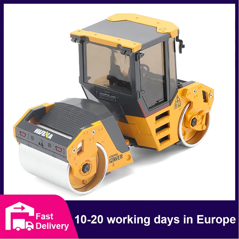 

Huina 1:50 Alloy Double Pressing Wheel Model Simulation Engineering Car Children's Truck Model Children Toys for Boys Kids Gifts