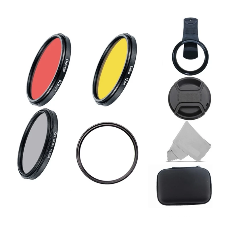 Коралловый объектив для телефона смартфона камеры рифа желтый/оранжевый/Macro-/CPL-