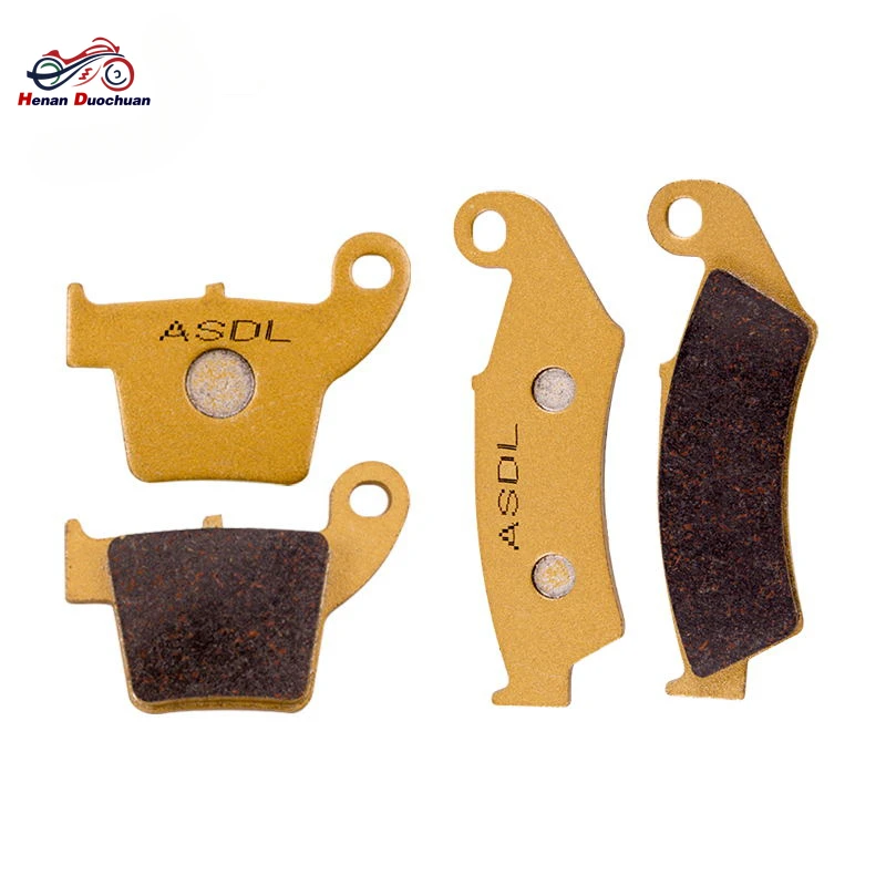 Комплект передних и задних тормозных колодок для HONDA CR125 Motard 2004 CR250R CR250 2002-2007 CRM125