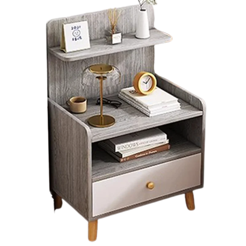Современная женская ночная тумбочка детский минималистичный узкий стол боковой