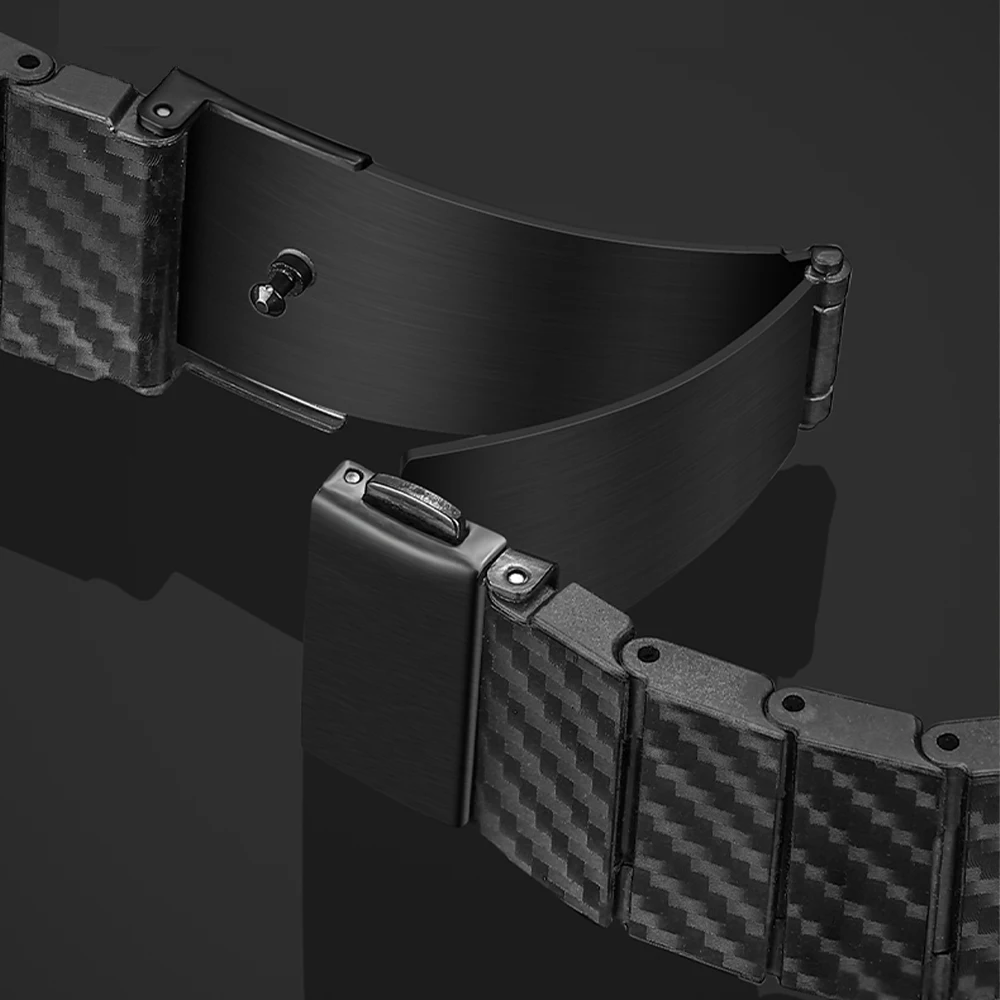 Carbon Fibre Strap For Amazfit GTR 4 3 2 3pro 47mm 42mm Band For amazfit GTS 3 2 2e Stratos 2 2S 3 Bracelet Correa Bip U S Lite