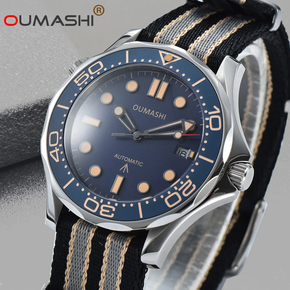 

41MM Men's luxury watch automatic mechanical miyota8215 movement sapphire glass ceramic bezel display calendar waterproof
