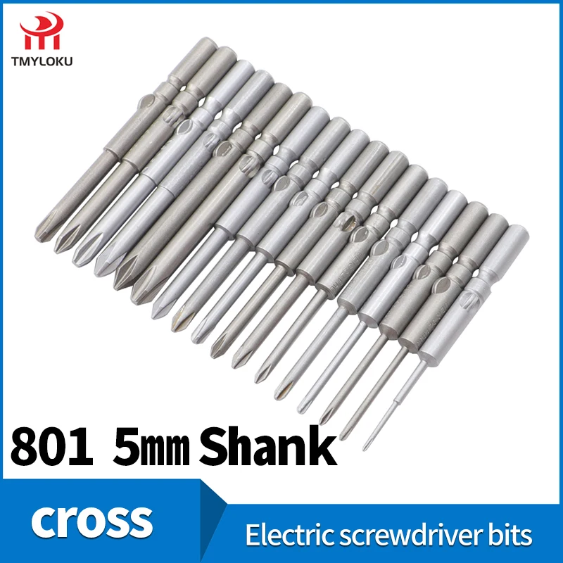 5 мм круглая ручка Магнитная отвертка бита 801 Phillips S2 из легированной стали Набор