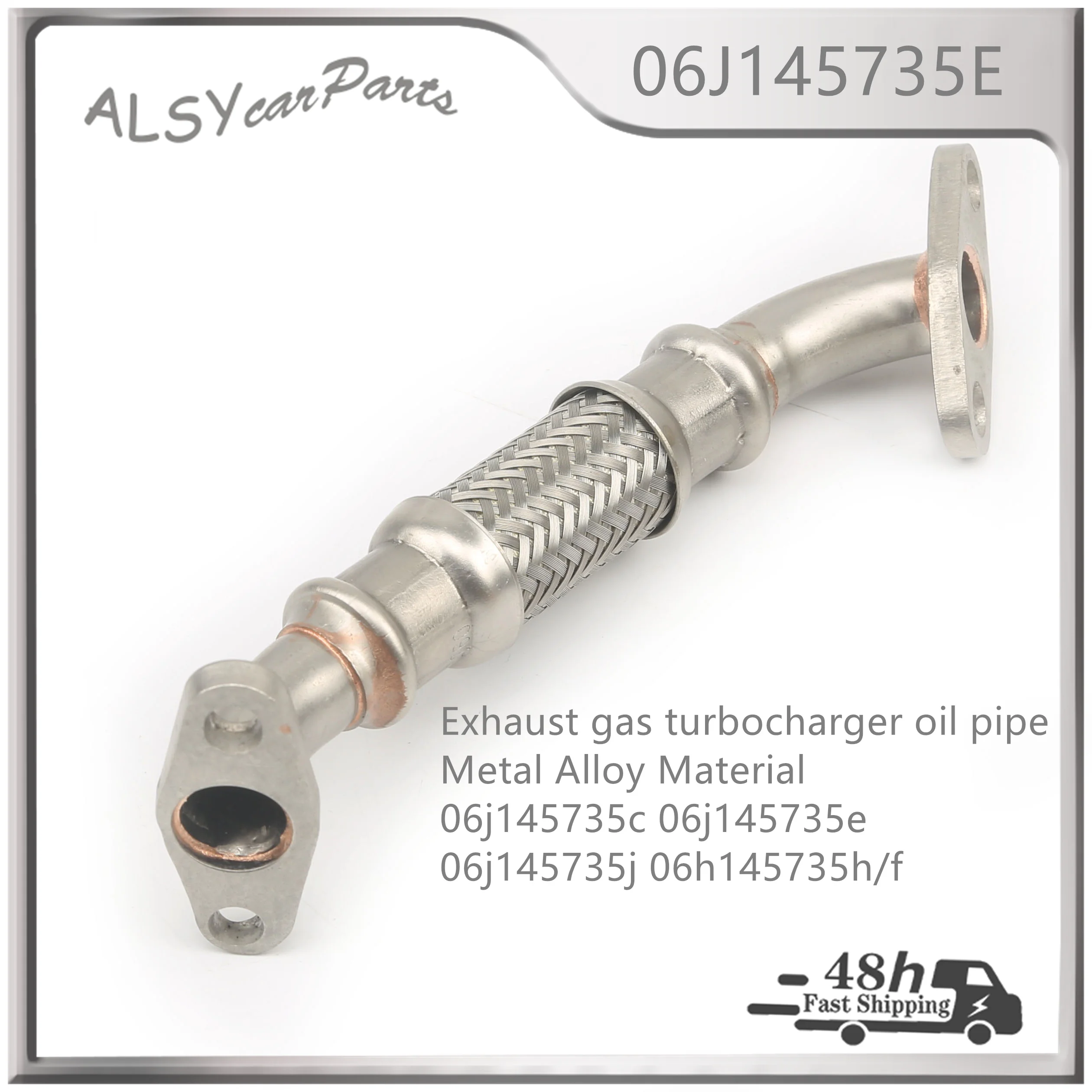 

Труба возврата масла турбокомпрессора 06J 145735 E для двигателя 1.8T/2.0T для Golf Passat A3 A4 A5