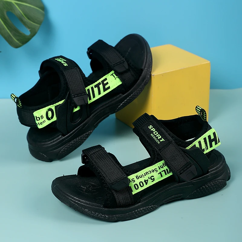 Summer New Children's Water Sports Shoes Boys' Open Toe Sandals Outdoor Comfortable and Breathable Beach Shoes